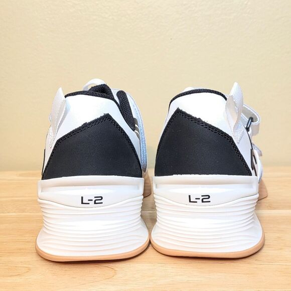 TYR L-2 Lifter Weightlifting Shoes White Gum Black Men's Size 11 Women's 12.5 - Picture 5 of 7